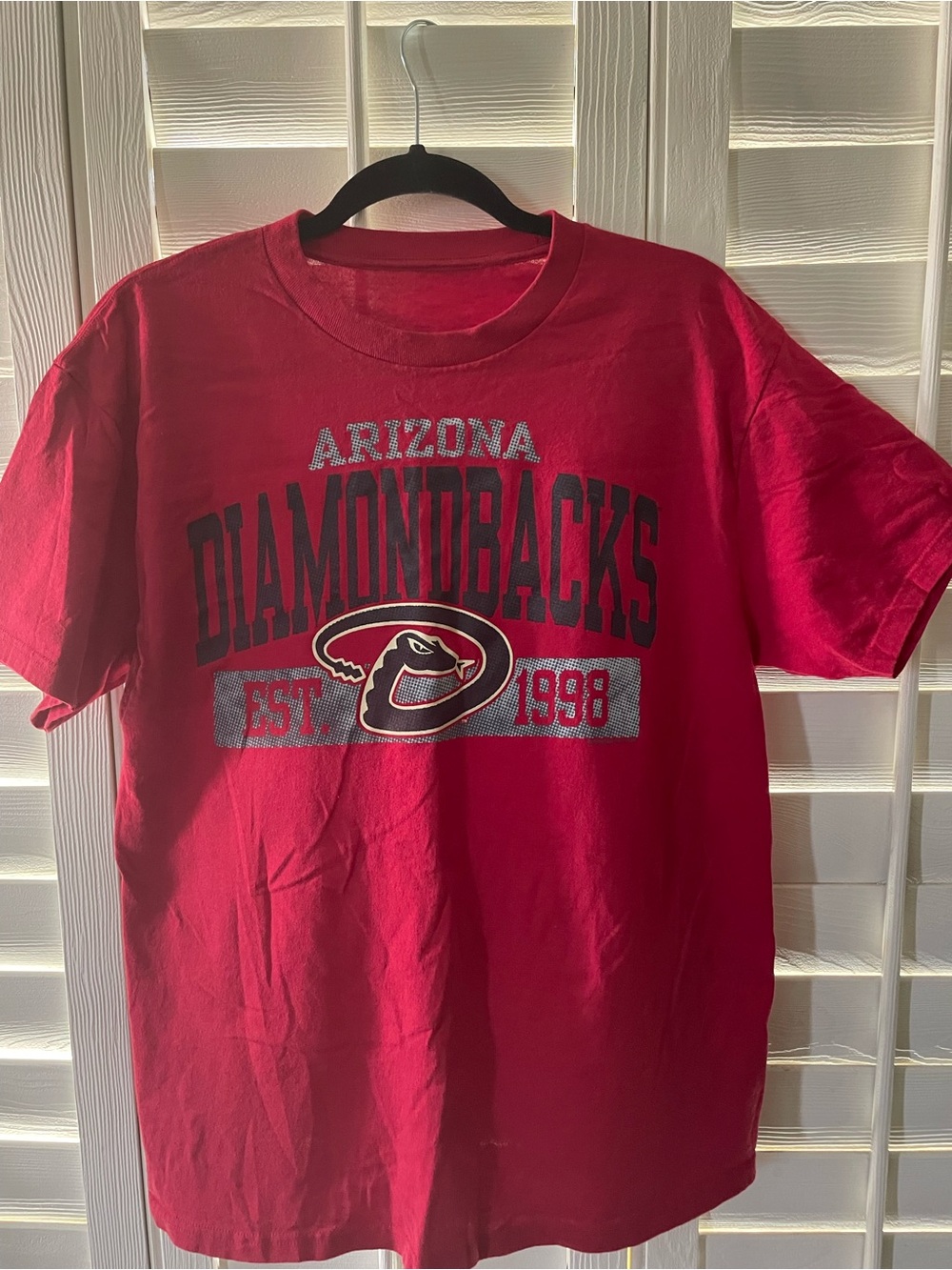 Arizona Diamondbacks Maroon Short Sleeve Tee-Large